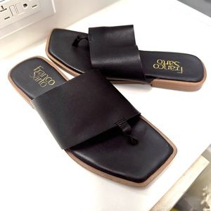 Franco Sarto black boho sandals in used good condition